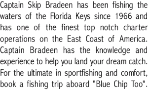 Captain Skip Bradeen . . . .