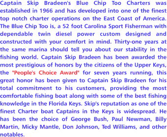 Captain Skip Bradeen's . . . 